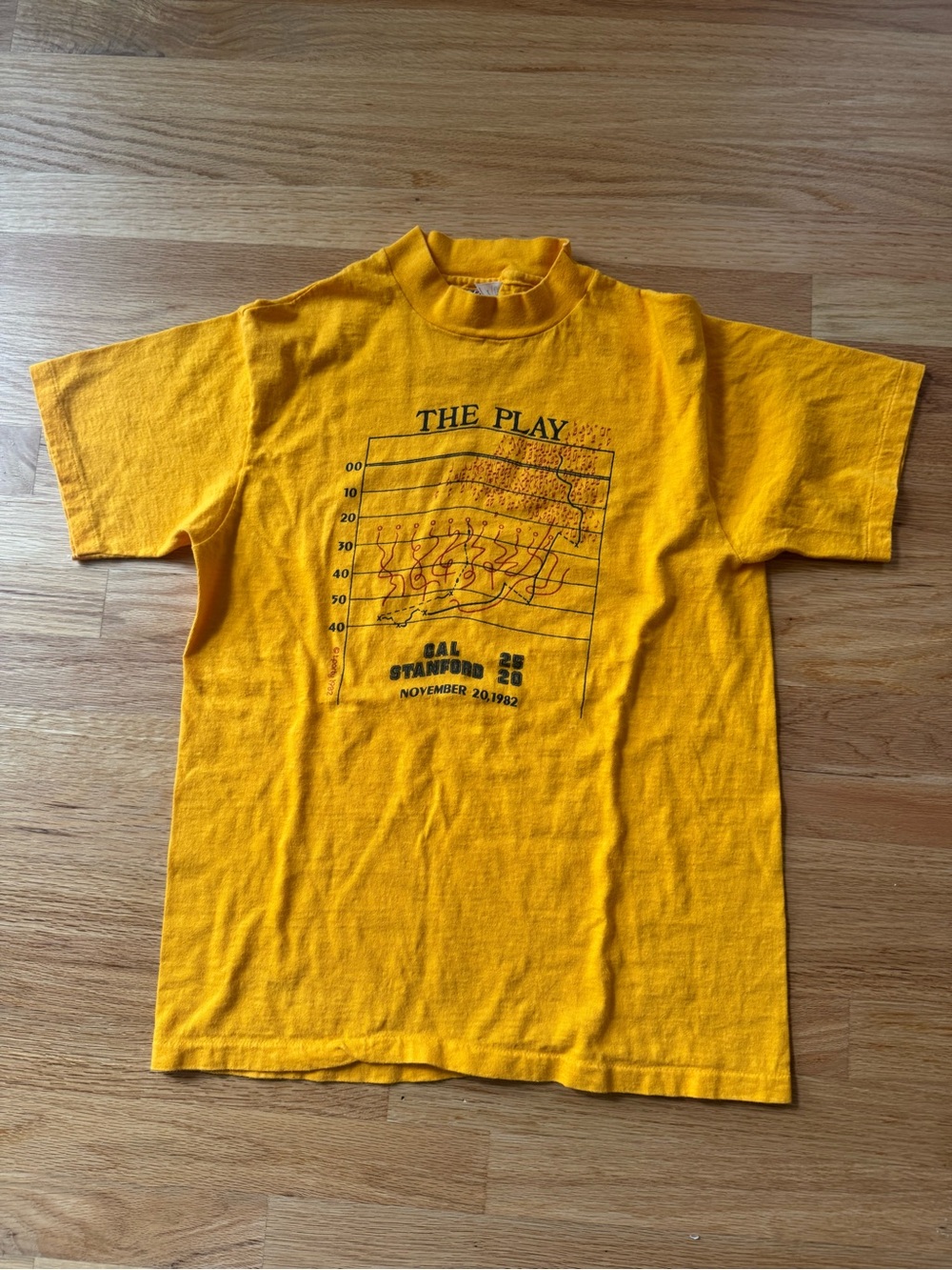 Vintage 1982 CAL vs Stanford “the game” t shirt medium 100% cotton